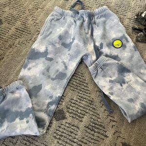 American Eagle Outfitters Gray Tie-Dye Young Money Collab Joggers
